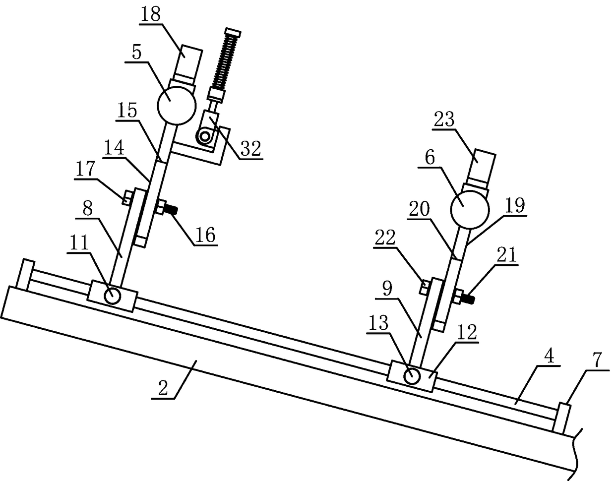 Placement bracket for bicycle frame installation