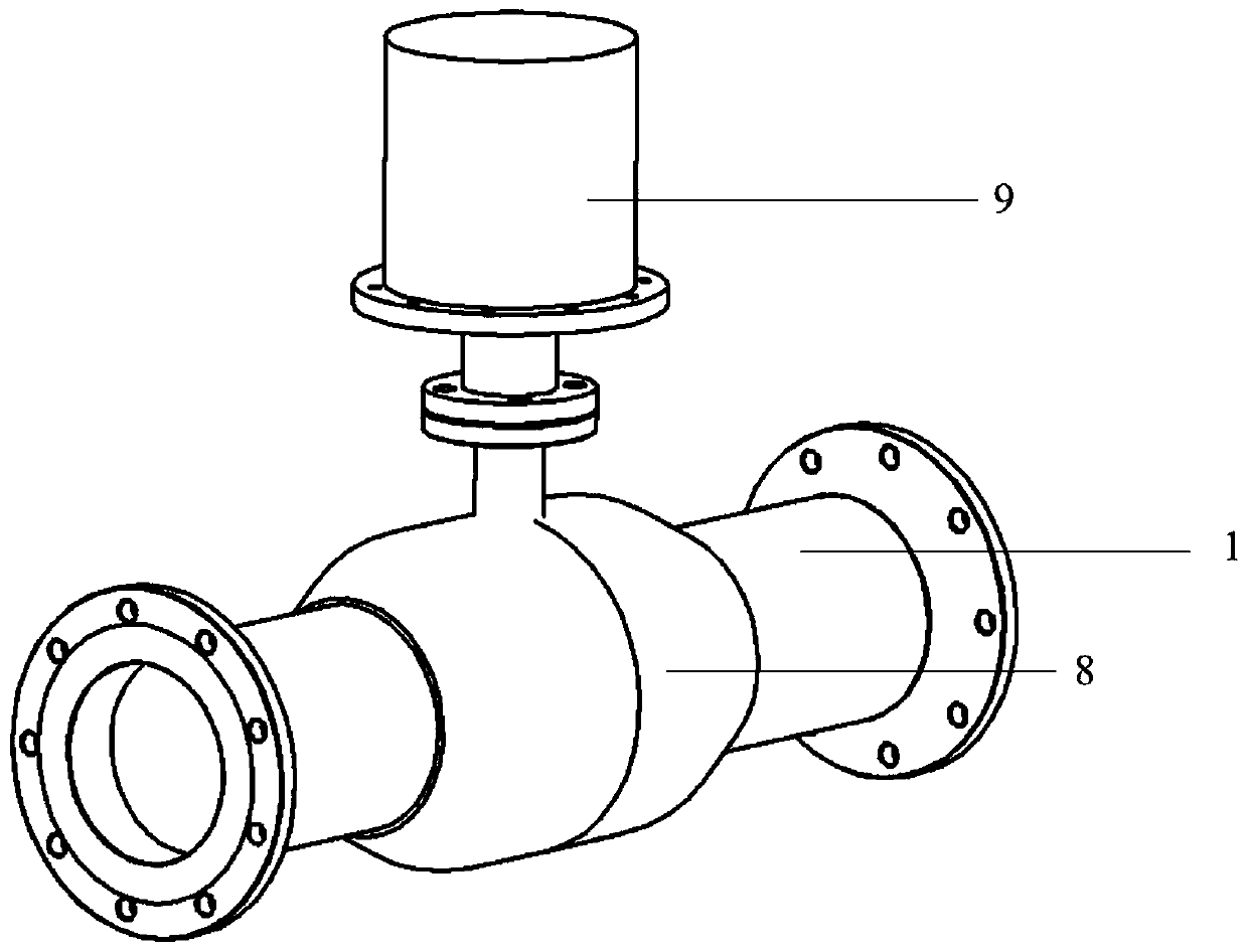 Pipeline inner wall wear corrosion monitoring device and monitoring method thereof