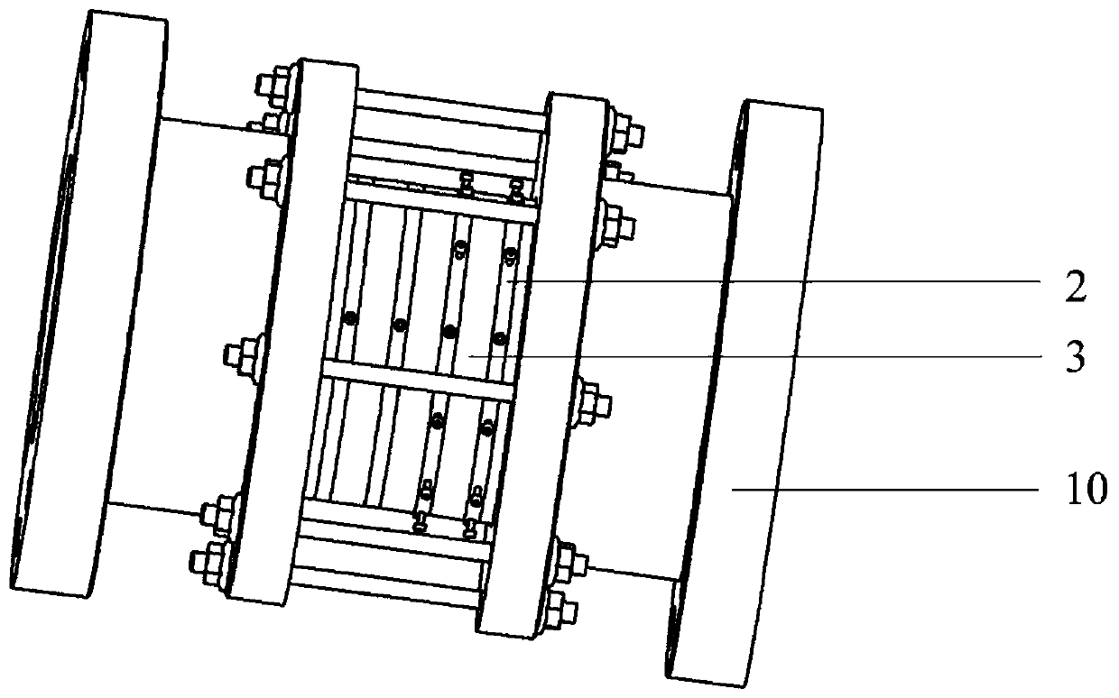 Pipeline inner wall wear corrosion monitoring device and monitoring method thereof