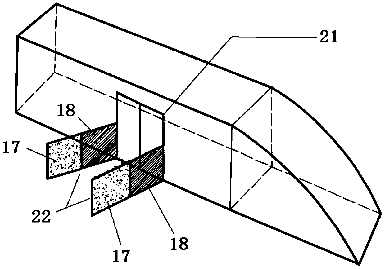 Movable subway boarding and alighting flow-dividing device