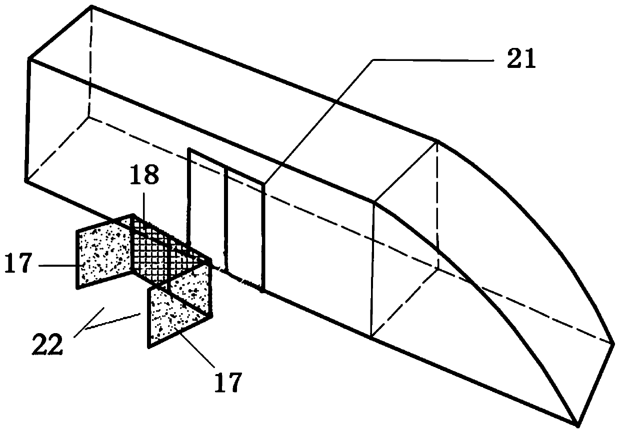 Movable subway boarding and alighting flow-dividing device