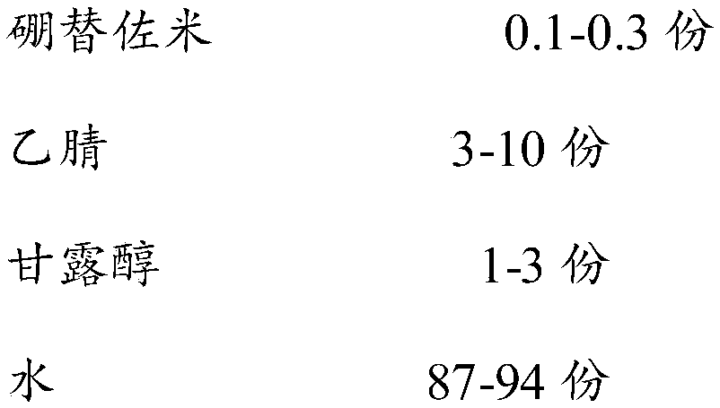 Bortezomib lyophilized powder for injection and preparation process thereof