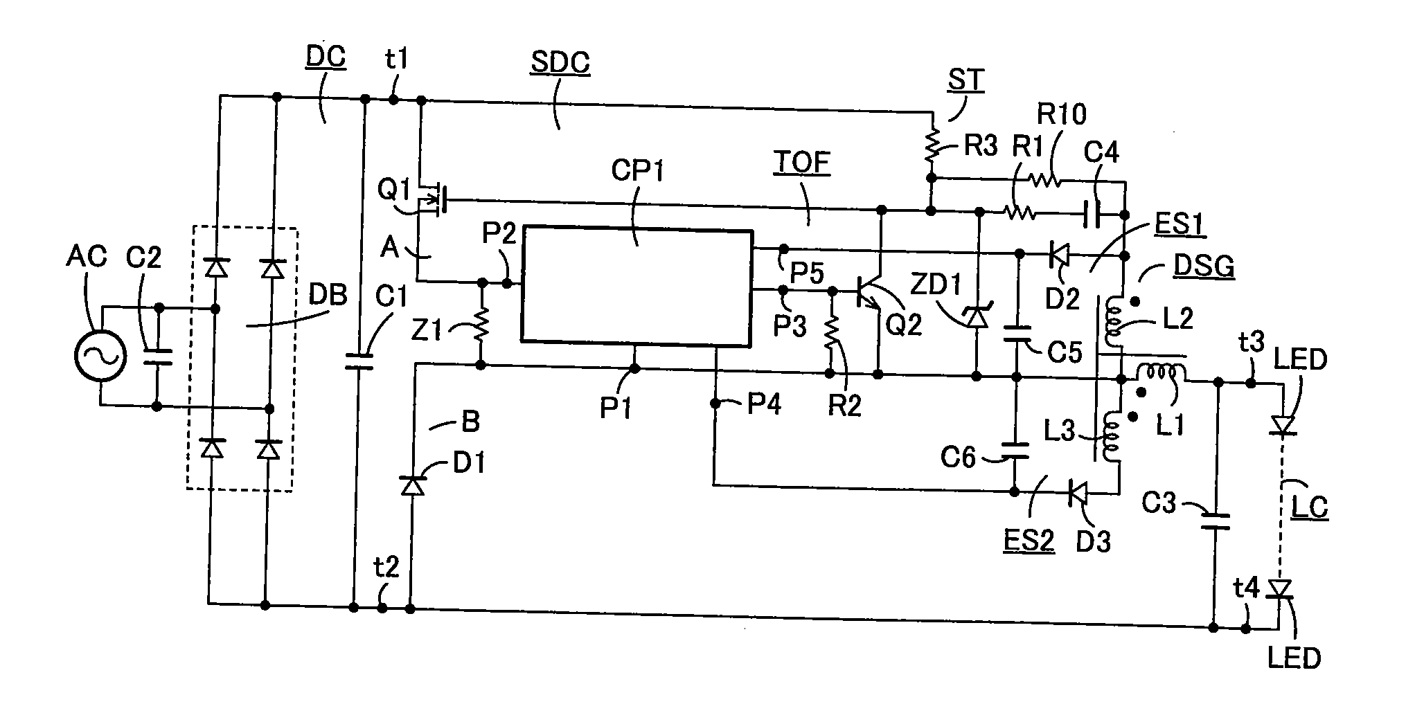 Light-emitting diode lighting device