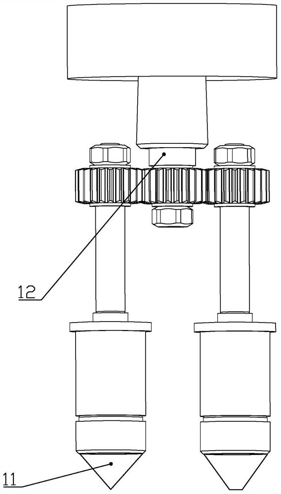 A processing device and processing method for a bipolar plate with a complex flow field and a special-shaped cross-section