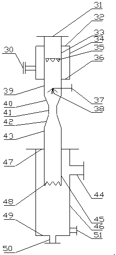 A sour gas treatment process and system