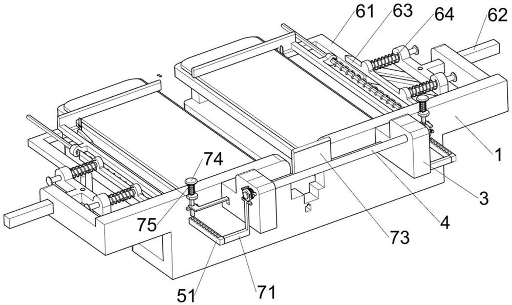 Bilateral synchronous scribing device for glass processing