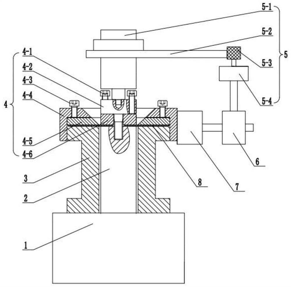 Cyclic shear fatigue testing machine