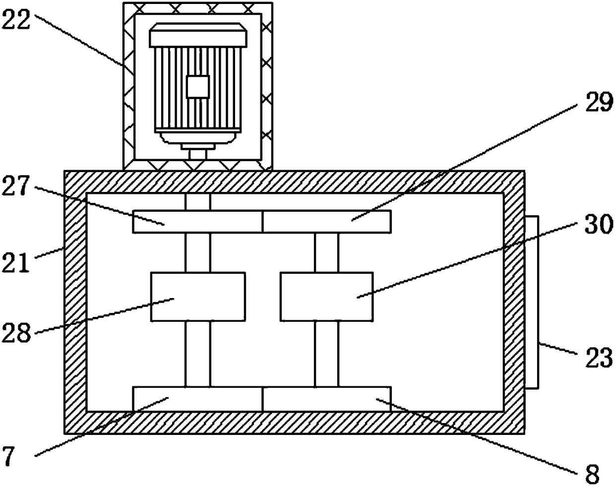 Five-roller calender for PVC film production