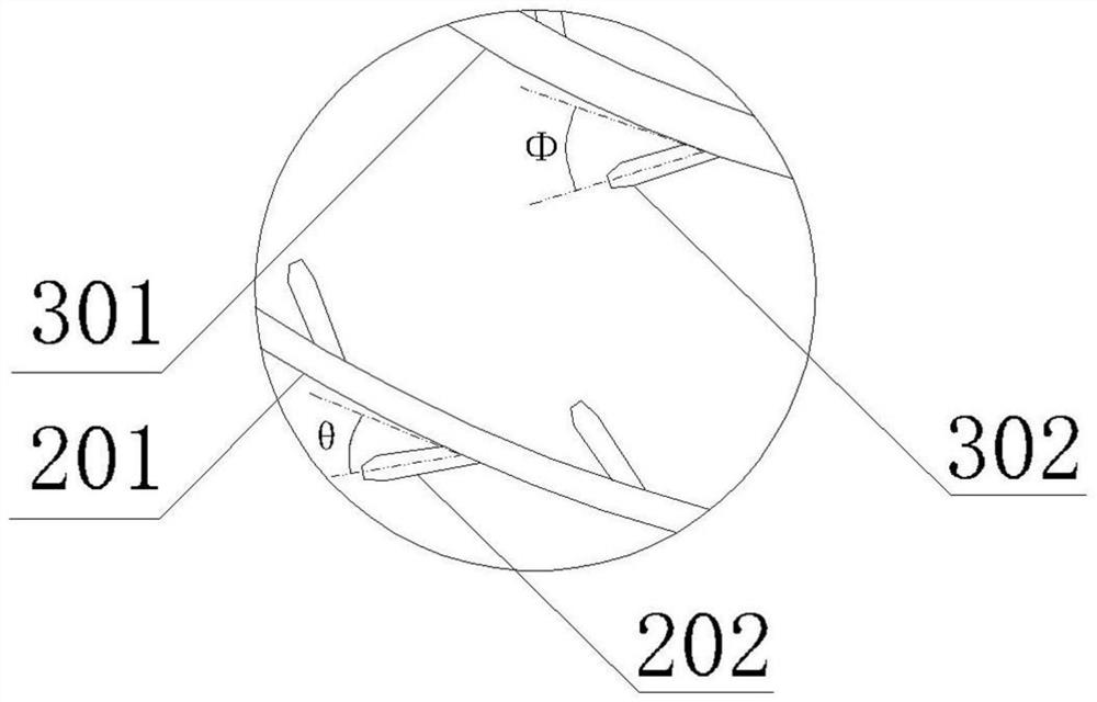 Absorption tower slurry pool disturbance device