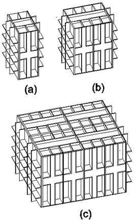 Model test device and test method for water-rich fractured rock stratum flowing water grouting reinforcement