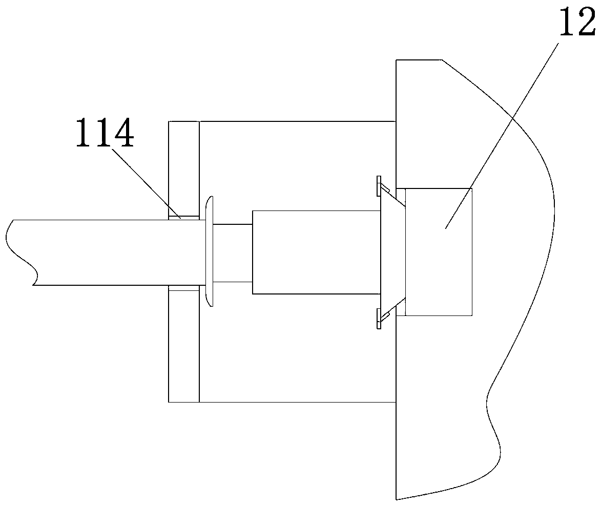 Cold and hot gas gathering and distributing structure capable of achieving indoor temperature control