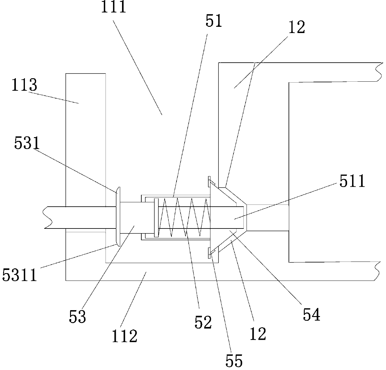 Cold and hot gas gathering and distributing structure capable of achieving indoor temperature control