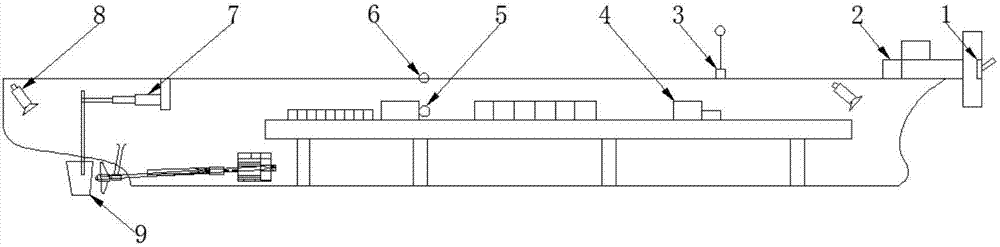 Method for ship ice-breaking test in real water area