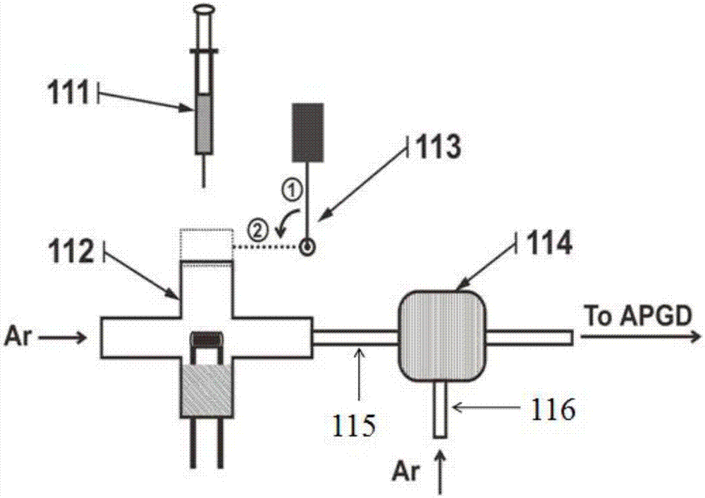 Portable normal-voltage glow discharge micro plasma spectrograph and application method thereof