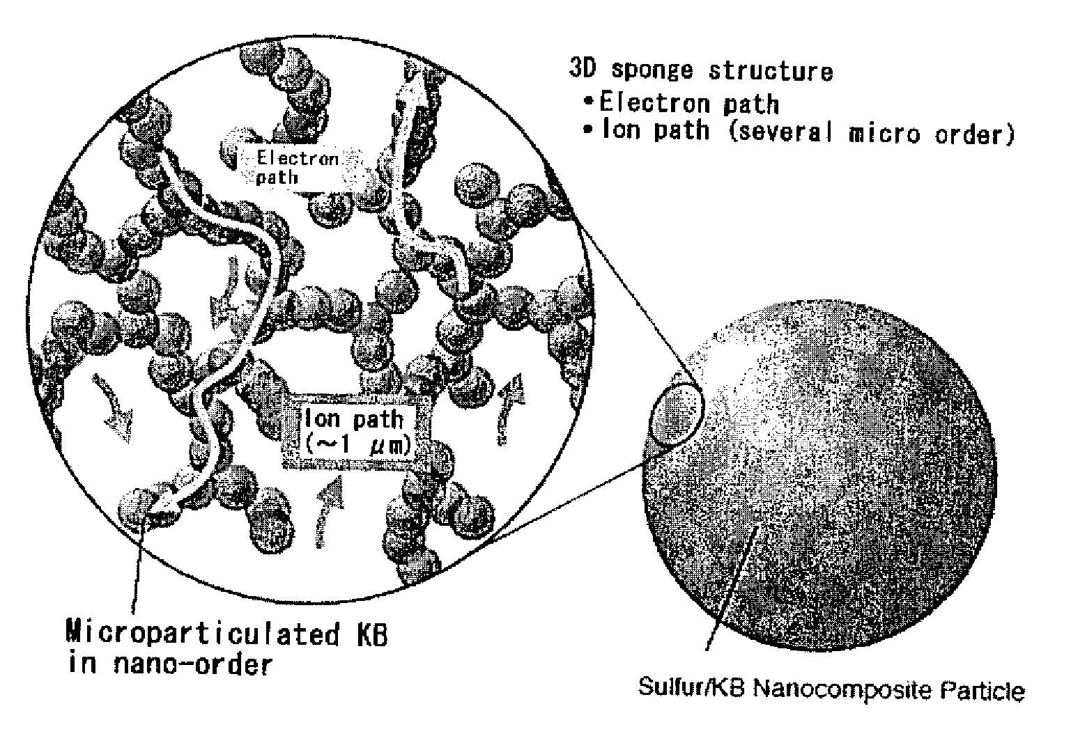 Battery Positive Electrode Material Containing Sulfur and /or Sulfur Compound having S-S Bond, and Process for Producing the Same