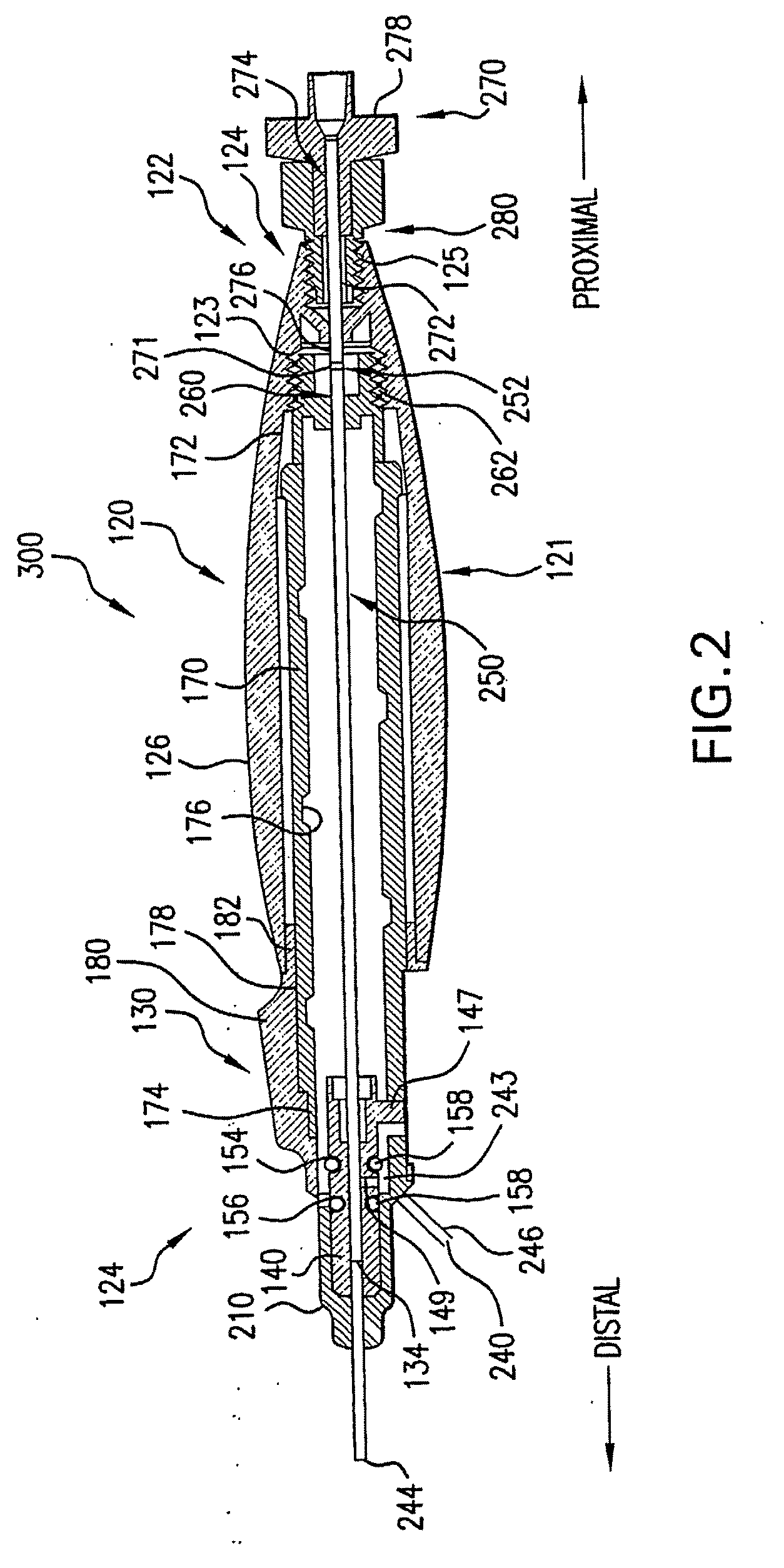 Delivery system for a medical device