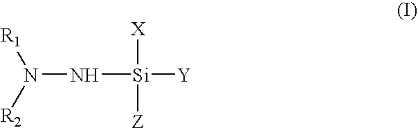 Monosilane or disilane derivatives and method for low temperature deposition of silicon-containing films using the same