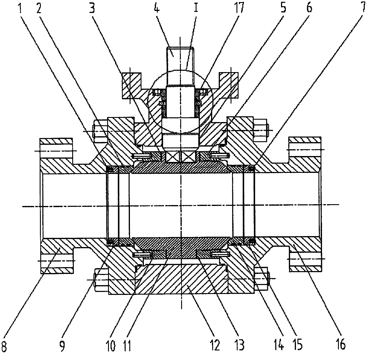 Hard-sealing fast ball valve