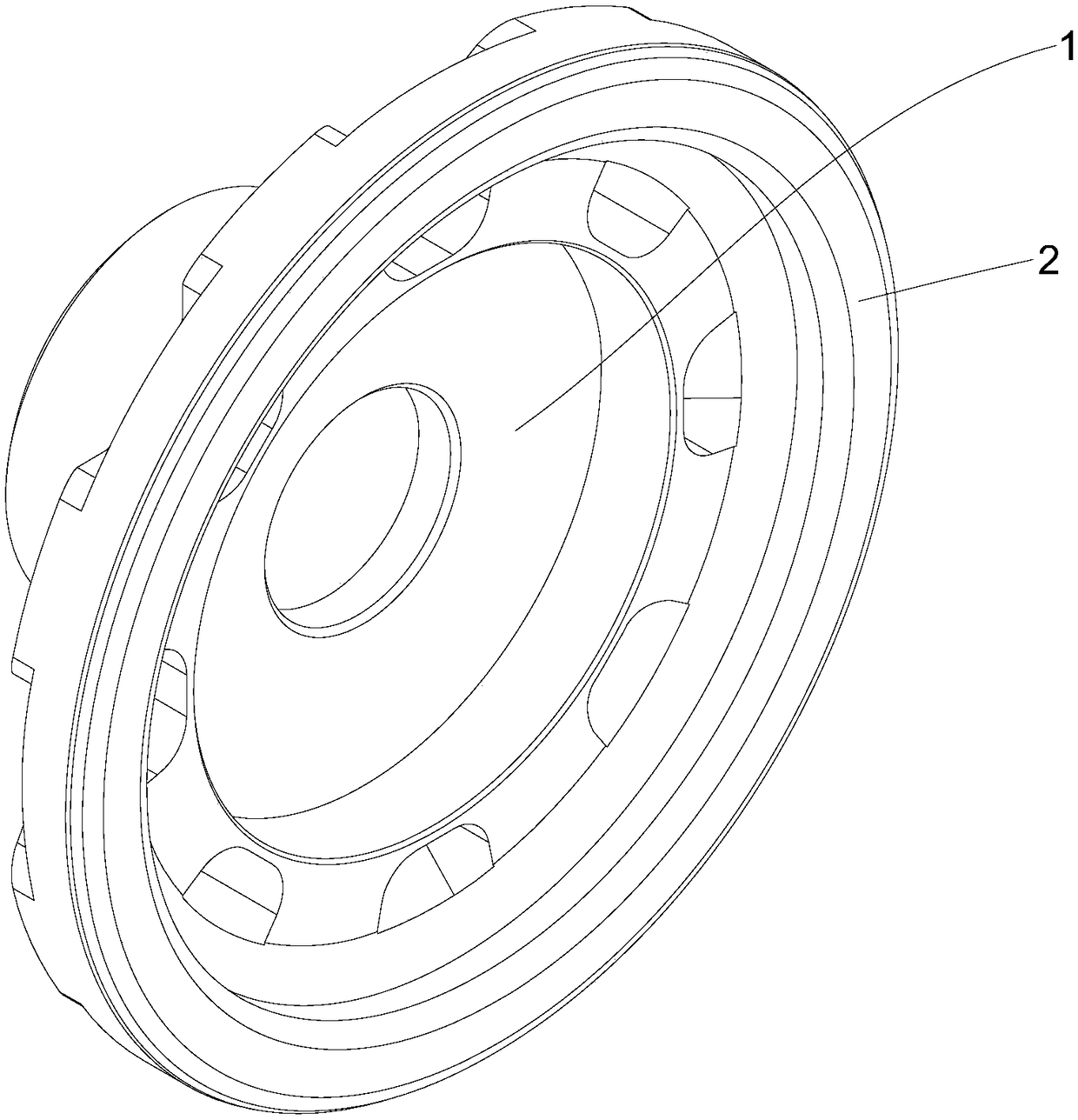 Annular grinding body and diamond grinding cutter head