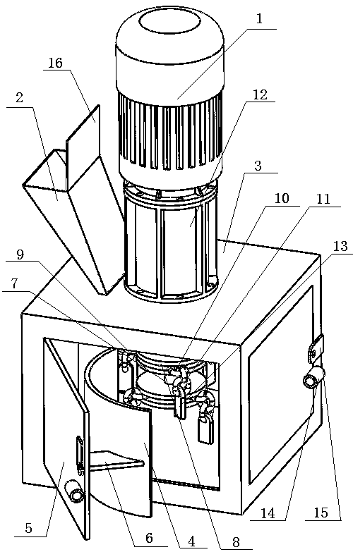 A simple fertilizer grinder
