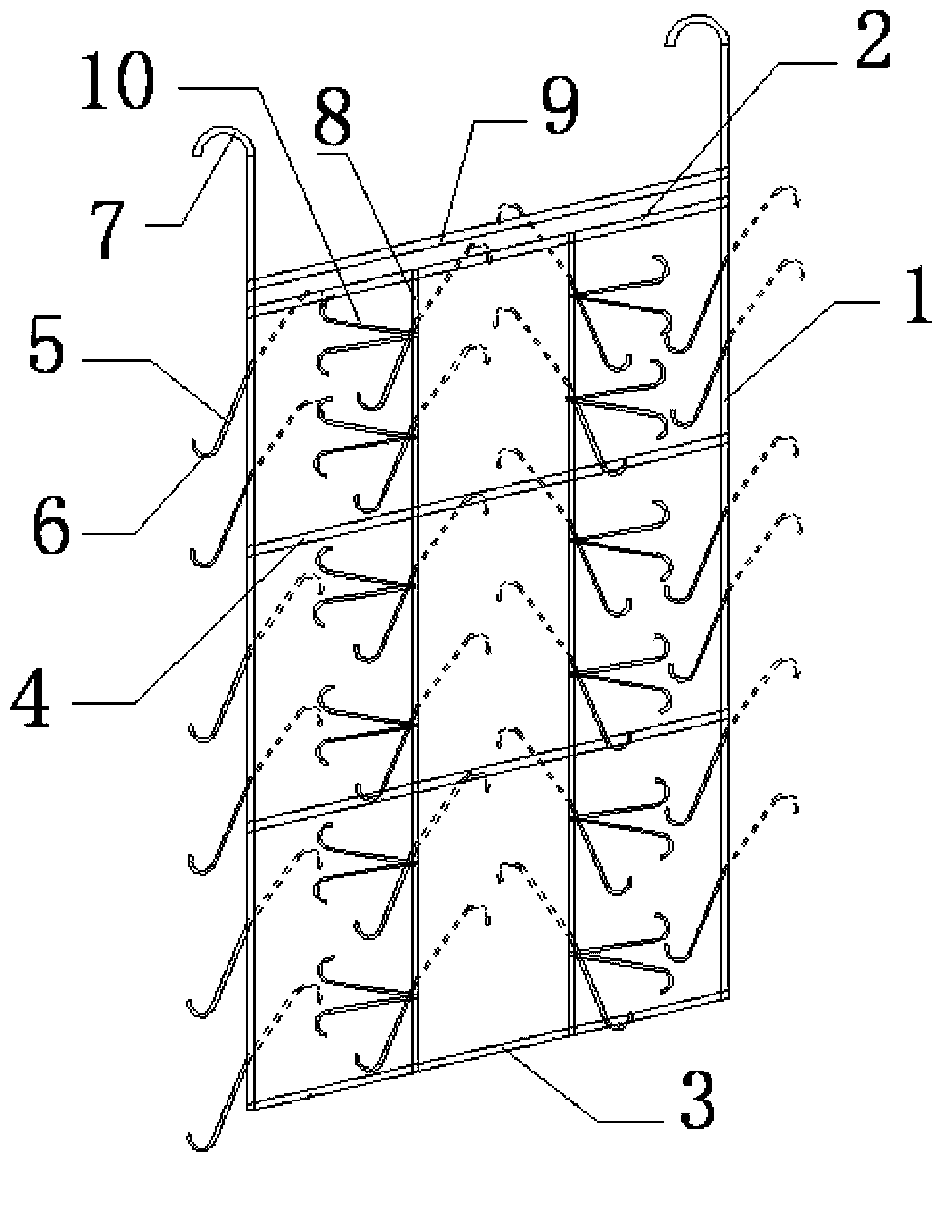 Novel object storage rack