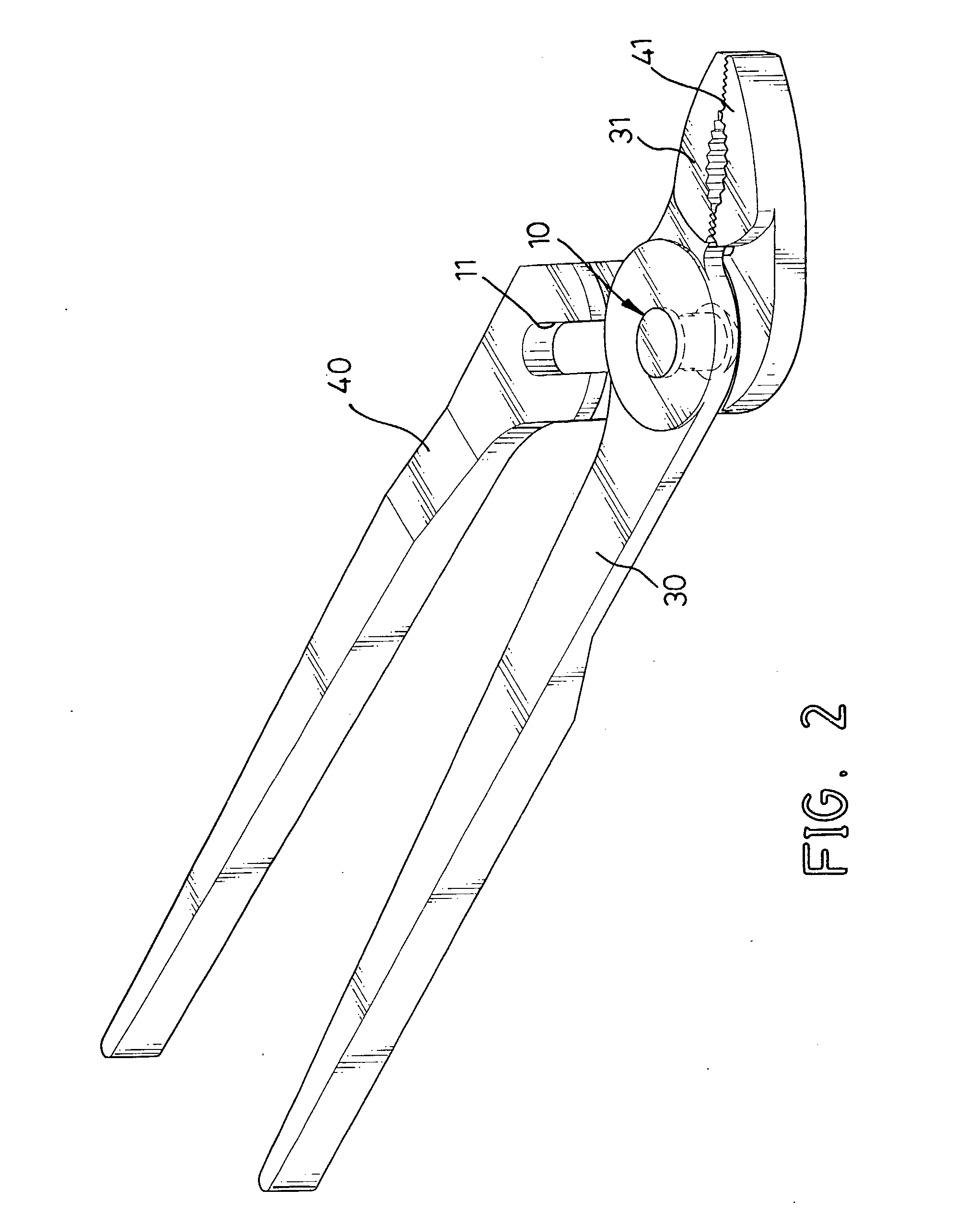 Joint of channel-lock pliers