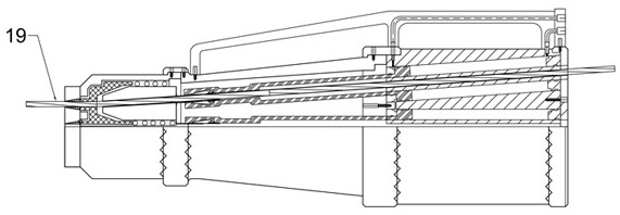 Tensioning device for rock-soil pre-stressed anchor cable or anchor rod