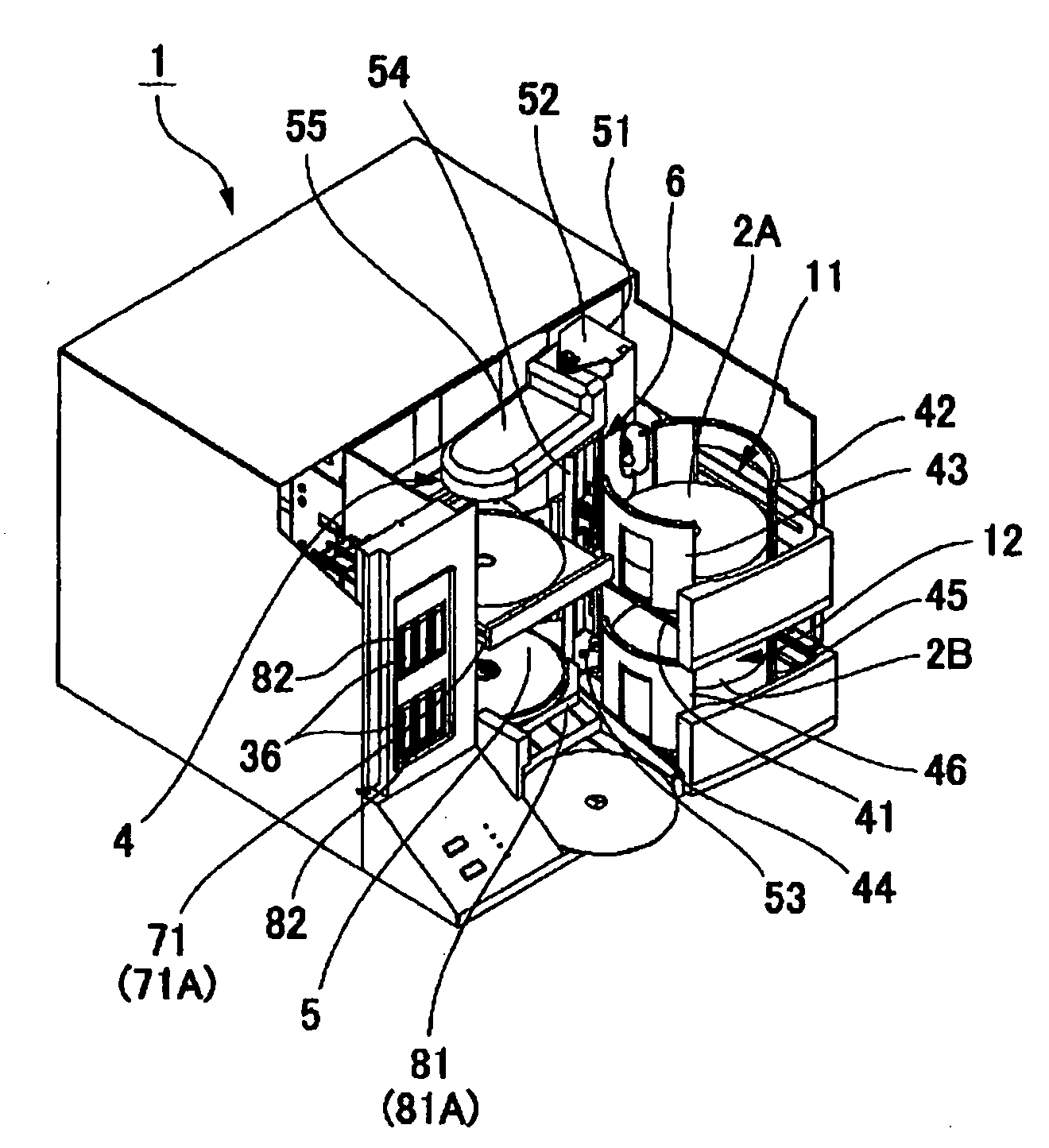 Disc picking device and disc processing apparatus having the same