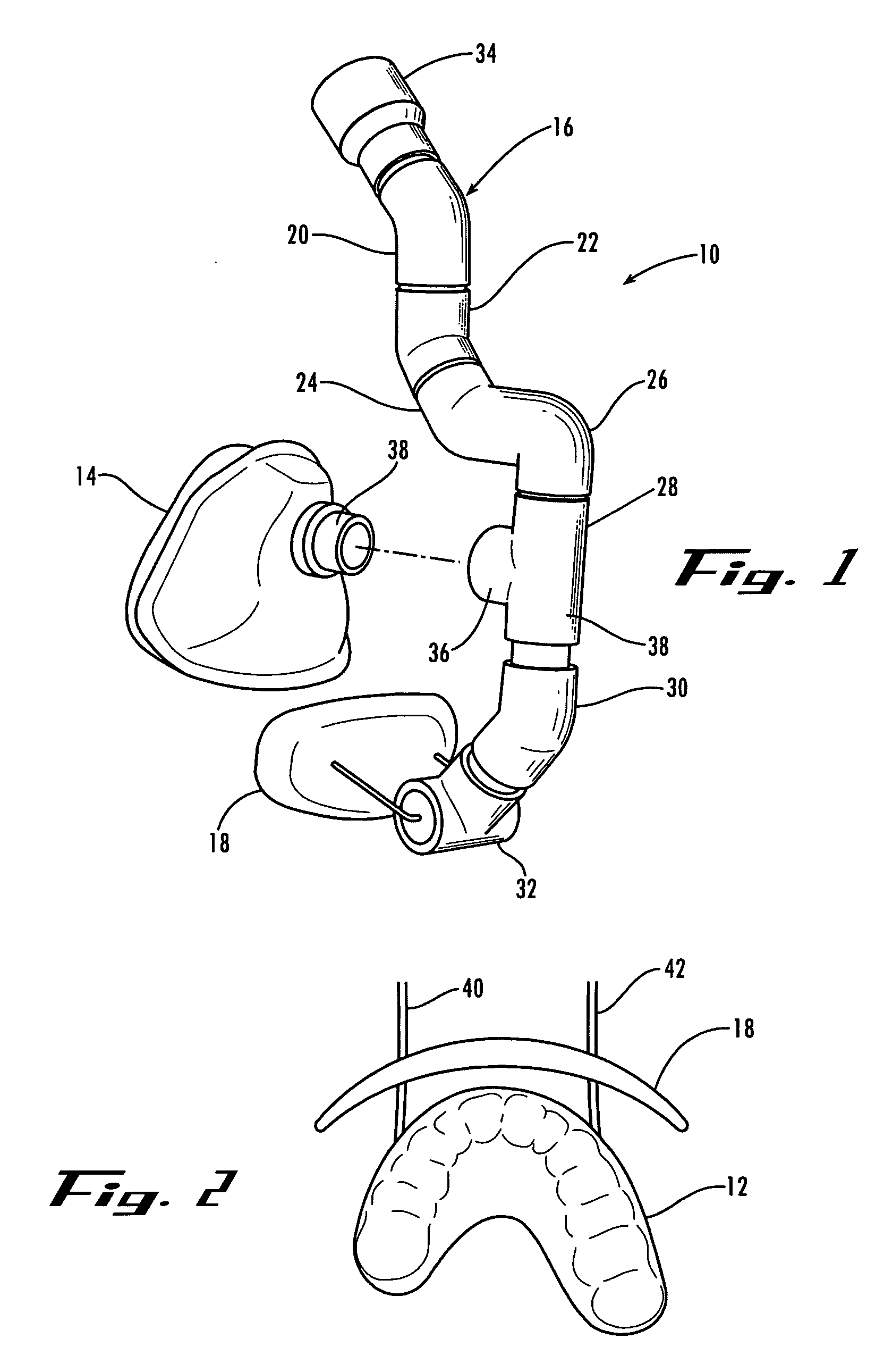 Assisted breathing device and method of wearing same