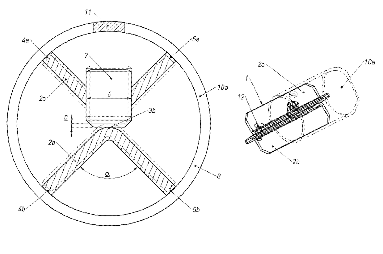 Connection device for tubular elements