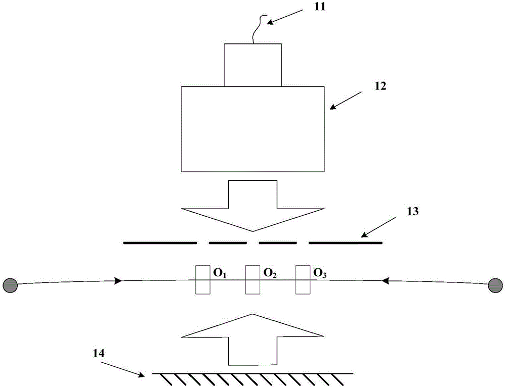 Detection method and device of radical cooling temperature, flying speed, and movement track