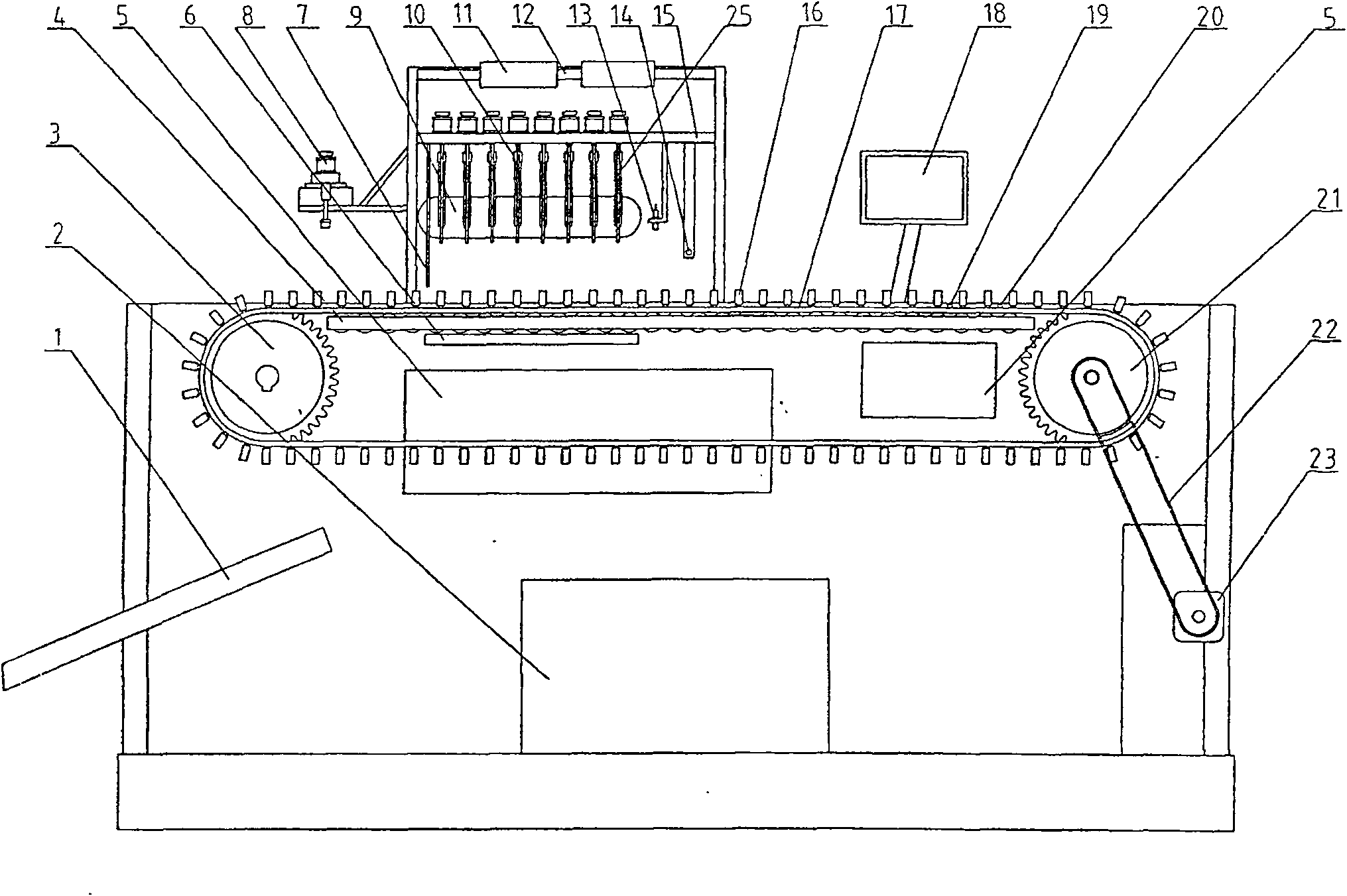 Lighter full-automatic on-line detecting instrument