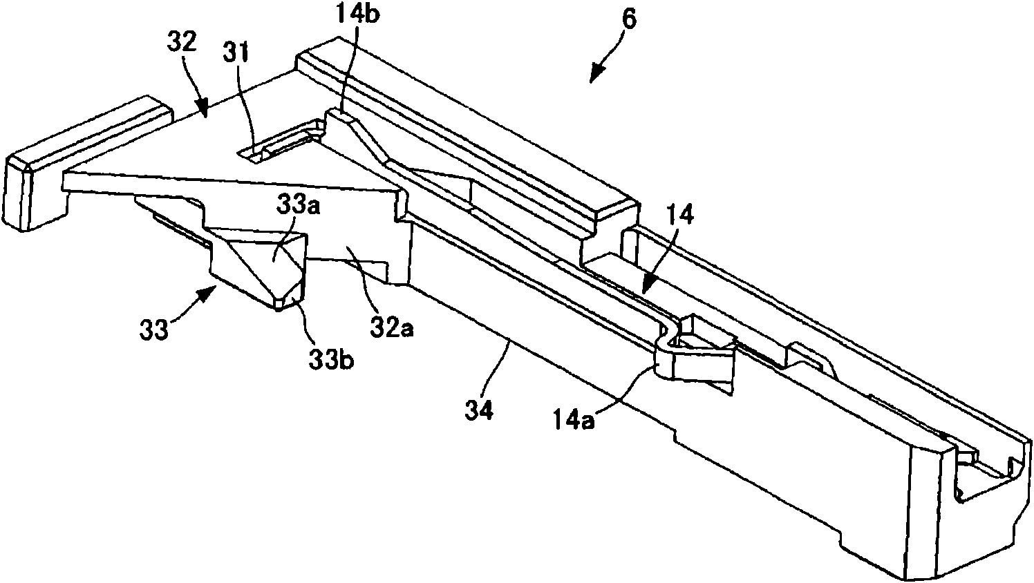 Connector for a card