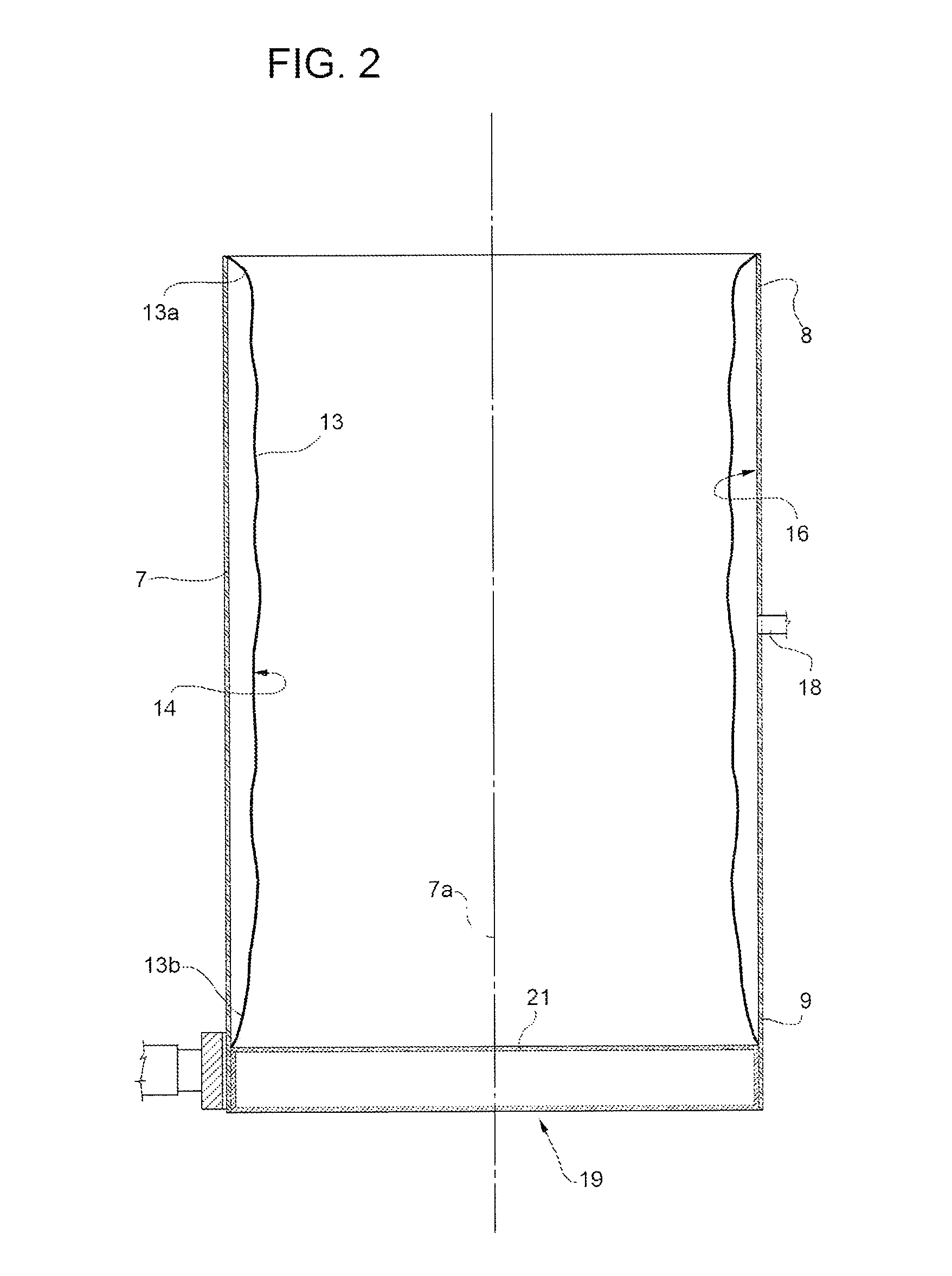 Machine for forming a cast of an end portion of an amputated limb