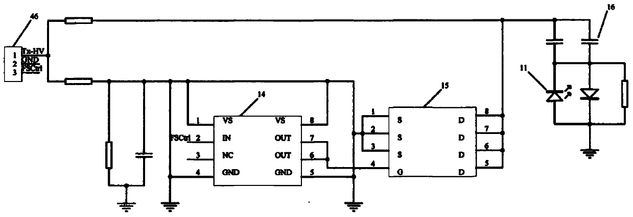 Laser emitting circuit, laser receiving circuit, distance calculating circuit and equipment thereof