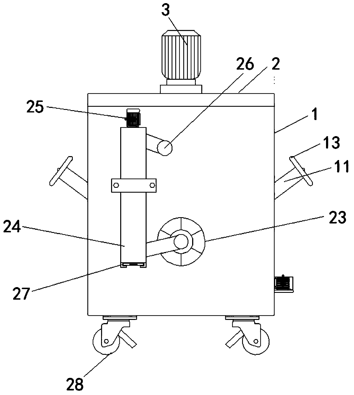 Rolling device for producing tea leaves and application method of rolling device