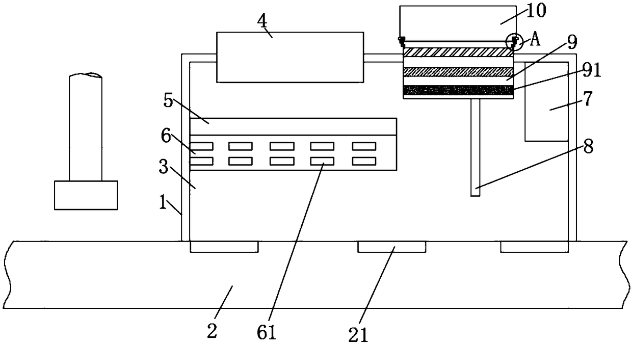 Environment-friendly printing and drying device for green printing of paperboards