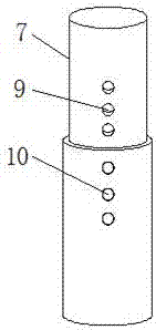 Solar water tank safe support