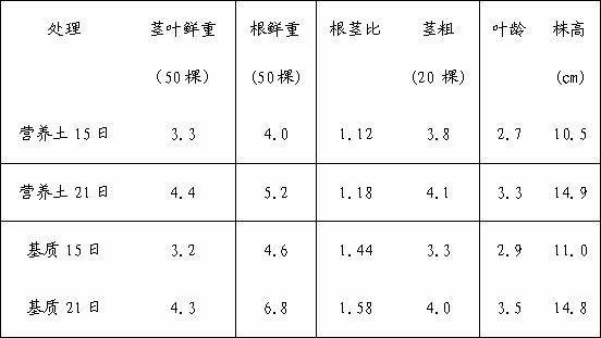 Seedling raising matrix and production method thereof