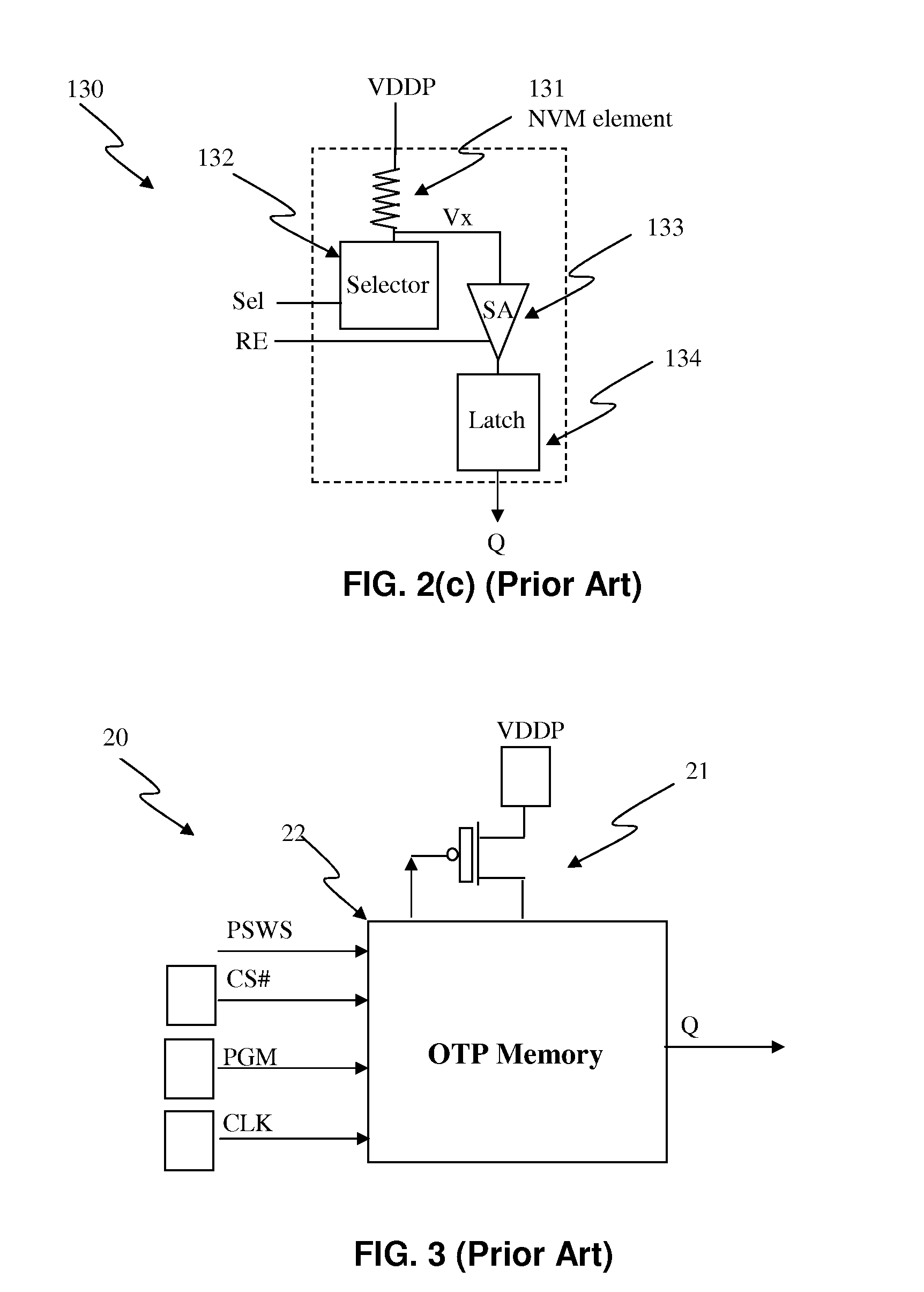 Low-Pin-Count Non-Volatile Memory Embedded in a Integrated Circuit without any Additional Pins for Access