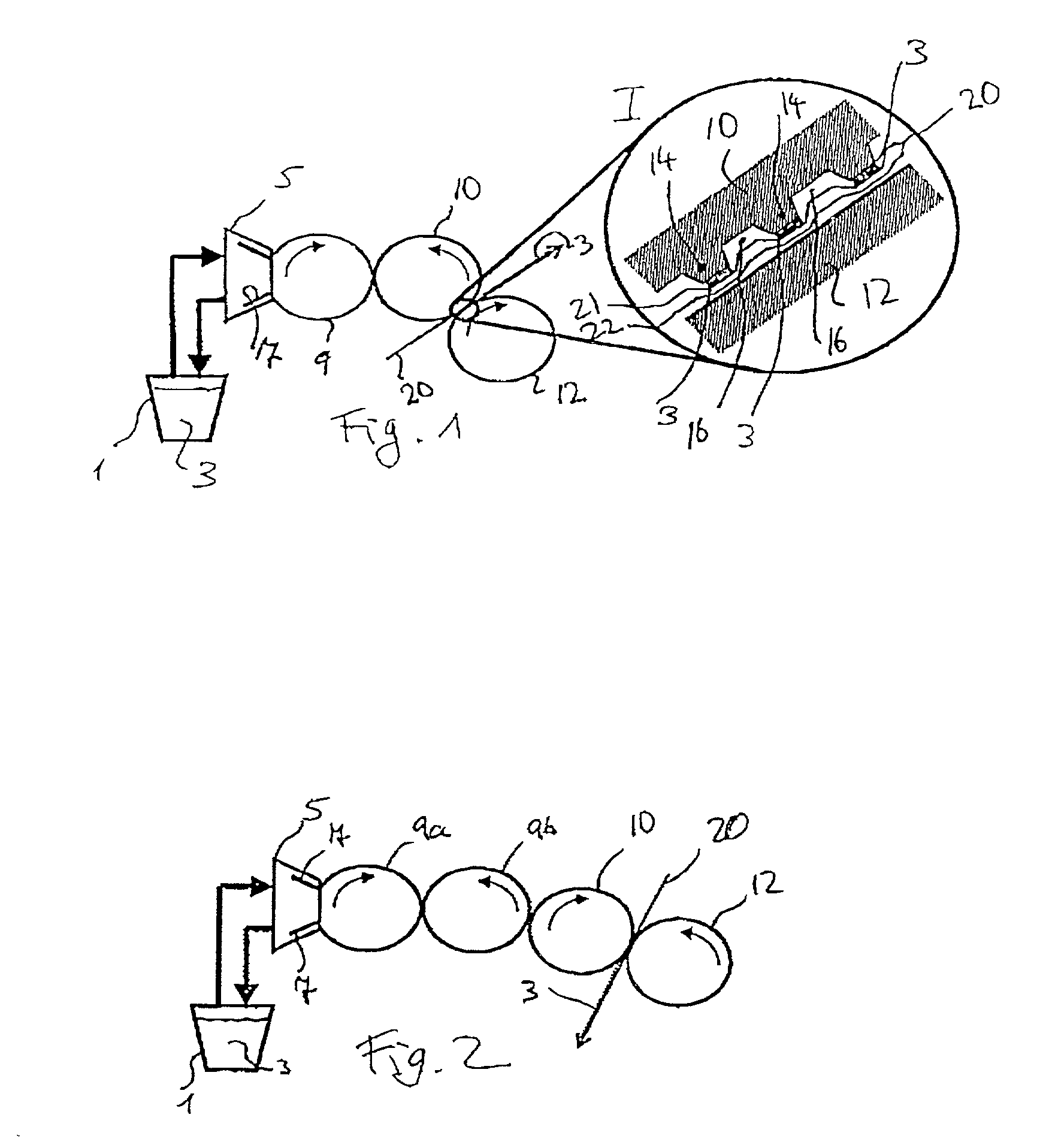 Method of and apparatus for producing a printed ink pattern on a tissue product, as well as a printed tissue product as such