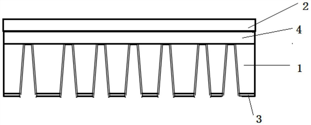 Membrane material for nitrogen removal of natural gas and preparation method of membrane material