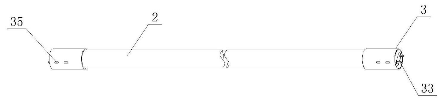 Self-ballasted fluorescent lamp convenient in installation