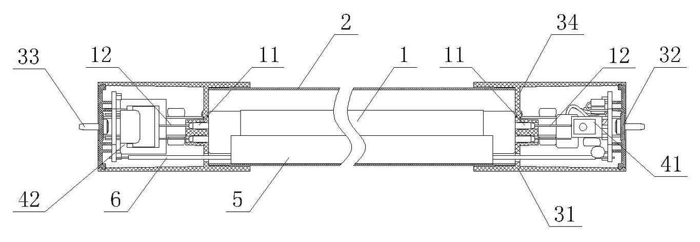 Self-ballasted fluorescent lamp convenient in installation