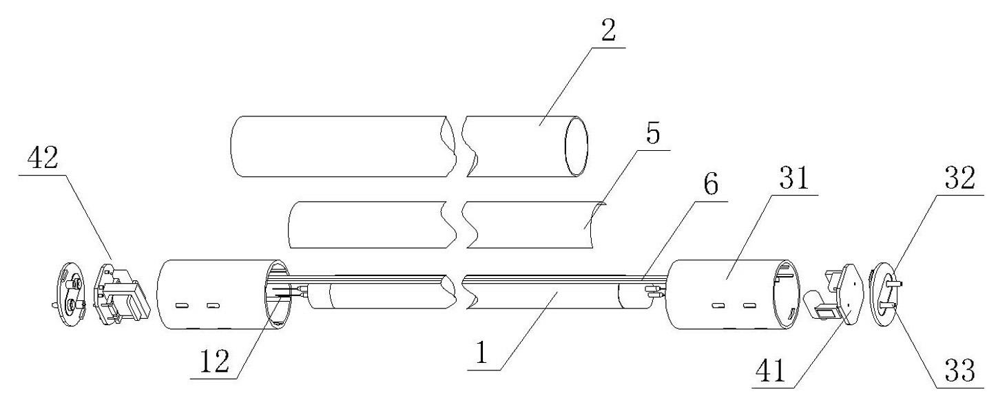 Self-ballasted fluorescent lamp convenient in installation