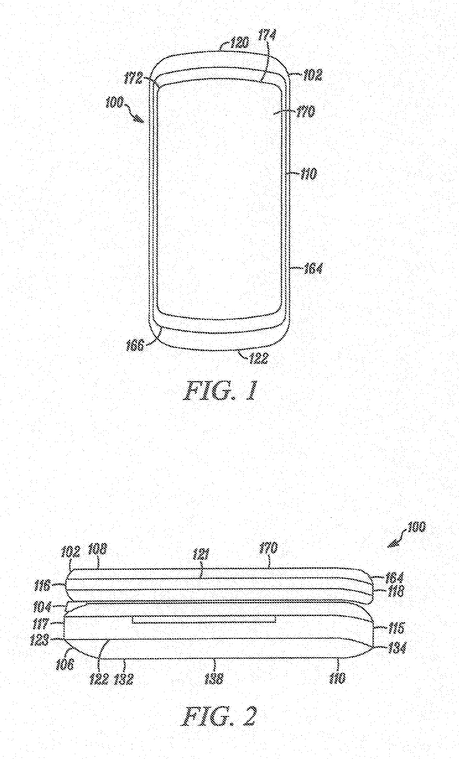 Managed material fabric for composite housing