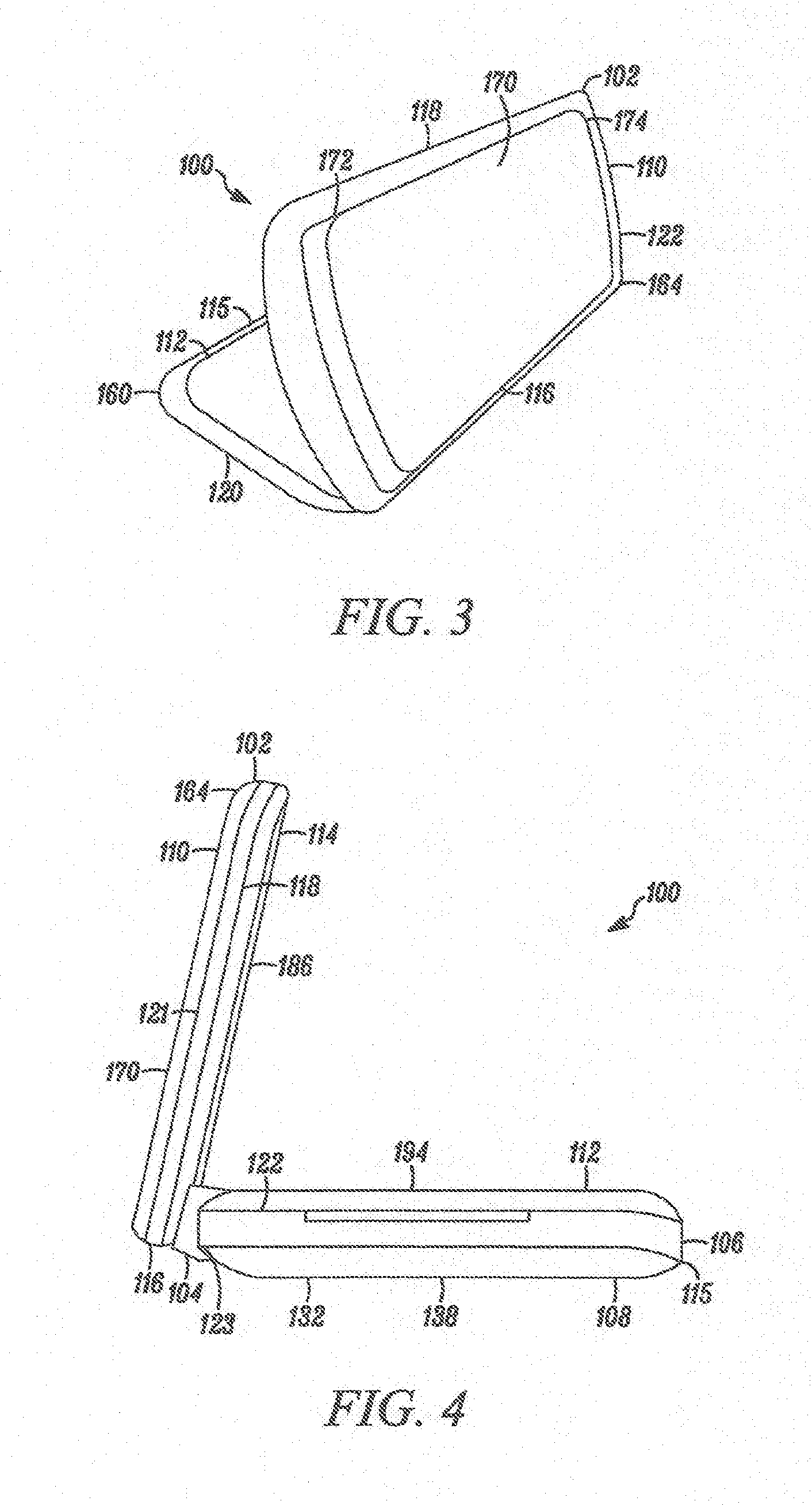 Managed material fabric for composite housing