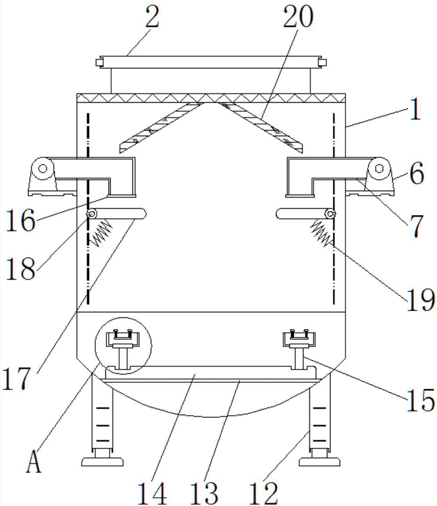 Melting furnace for aluminum alloy