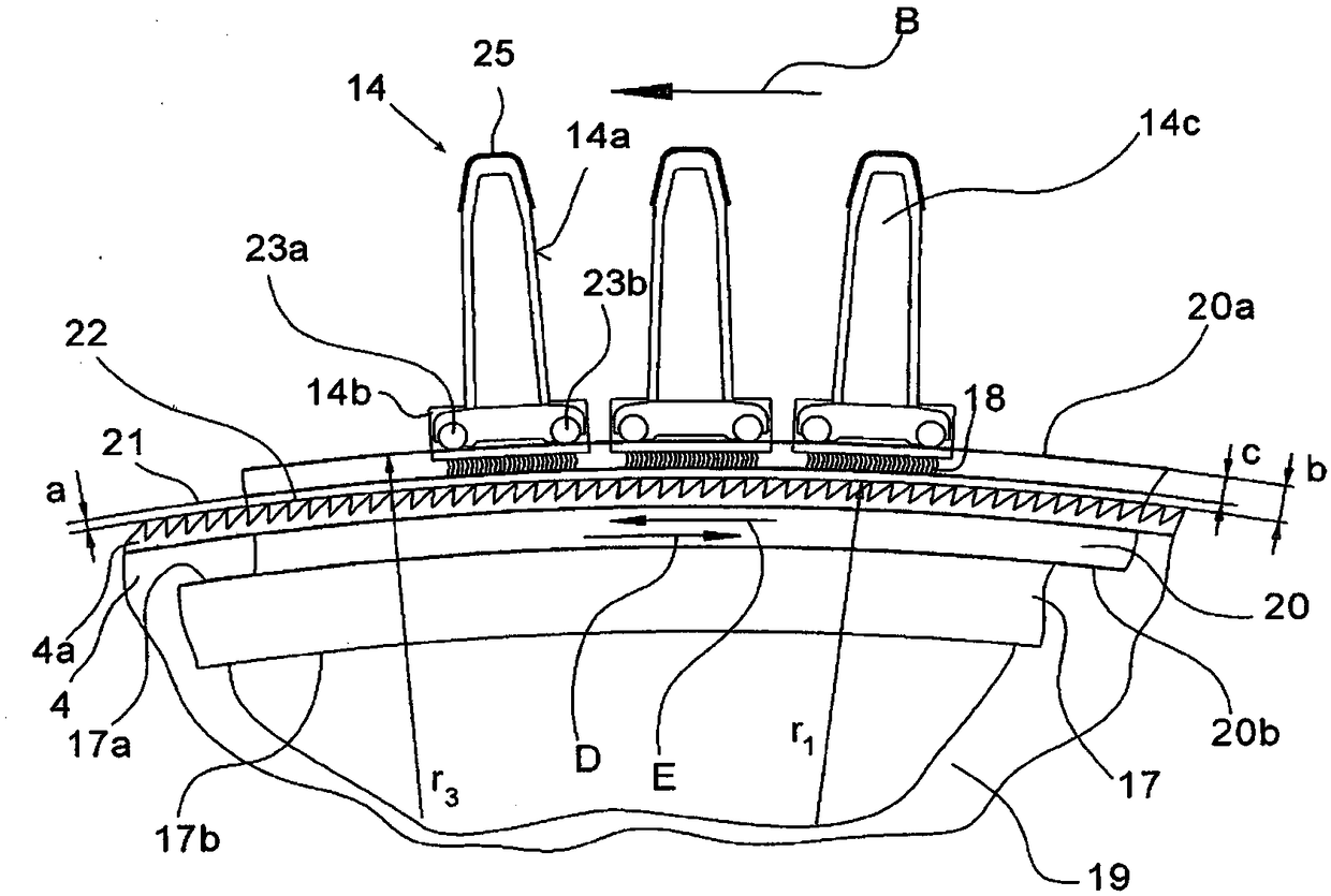 Equipment for carding or carding machines