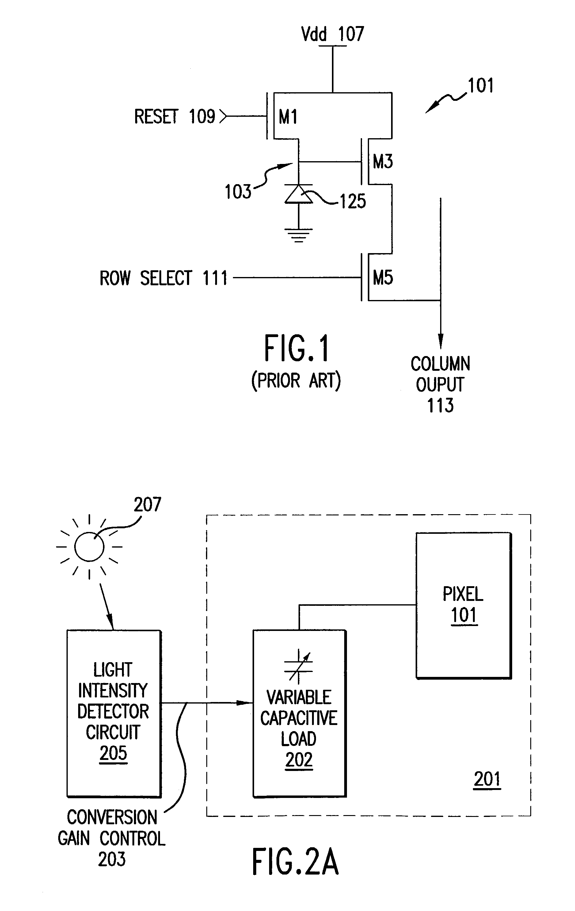 CMOS image sensor with variable conversion gain